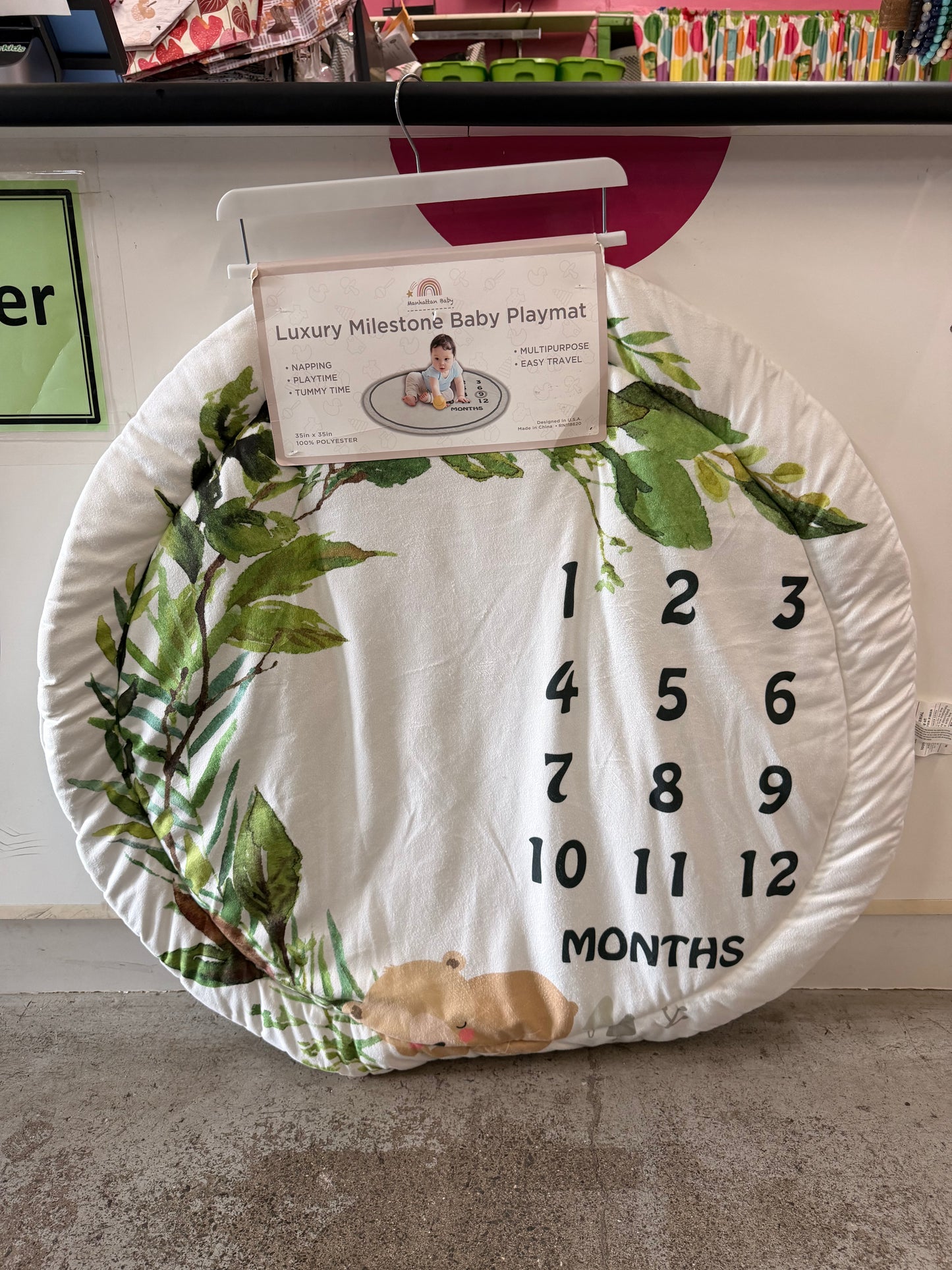 New Luxury Milestone Baby Playmat