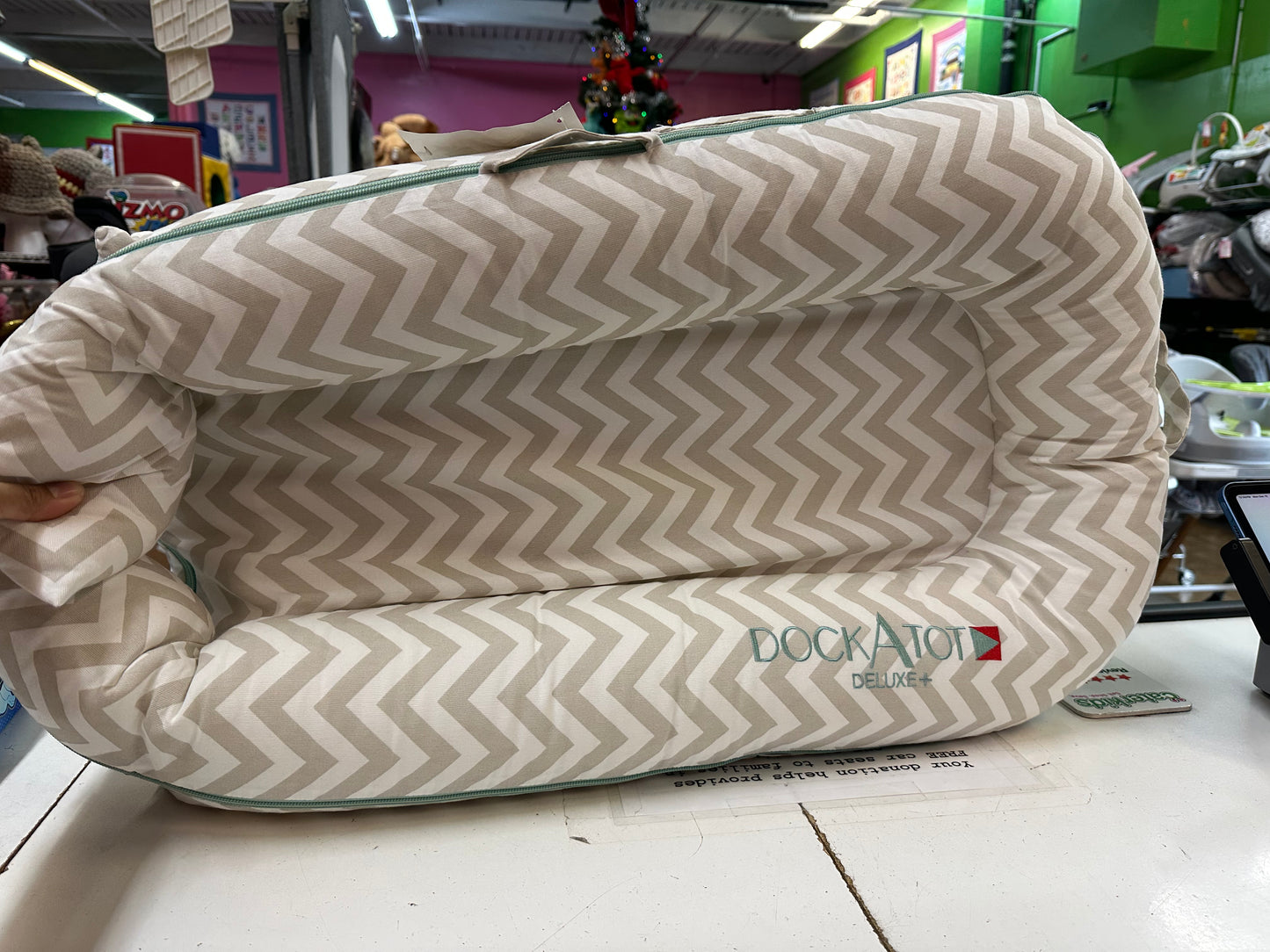 Like New Dockatot Deluxe+, Chevron