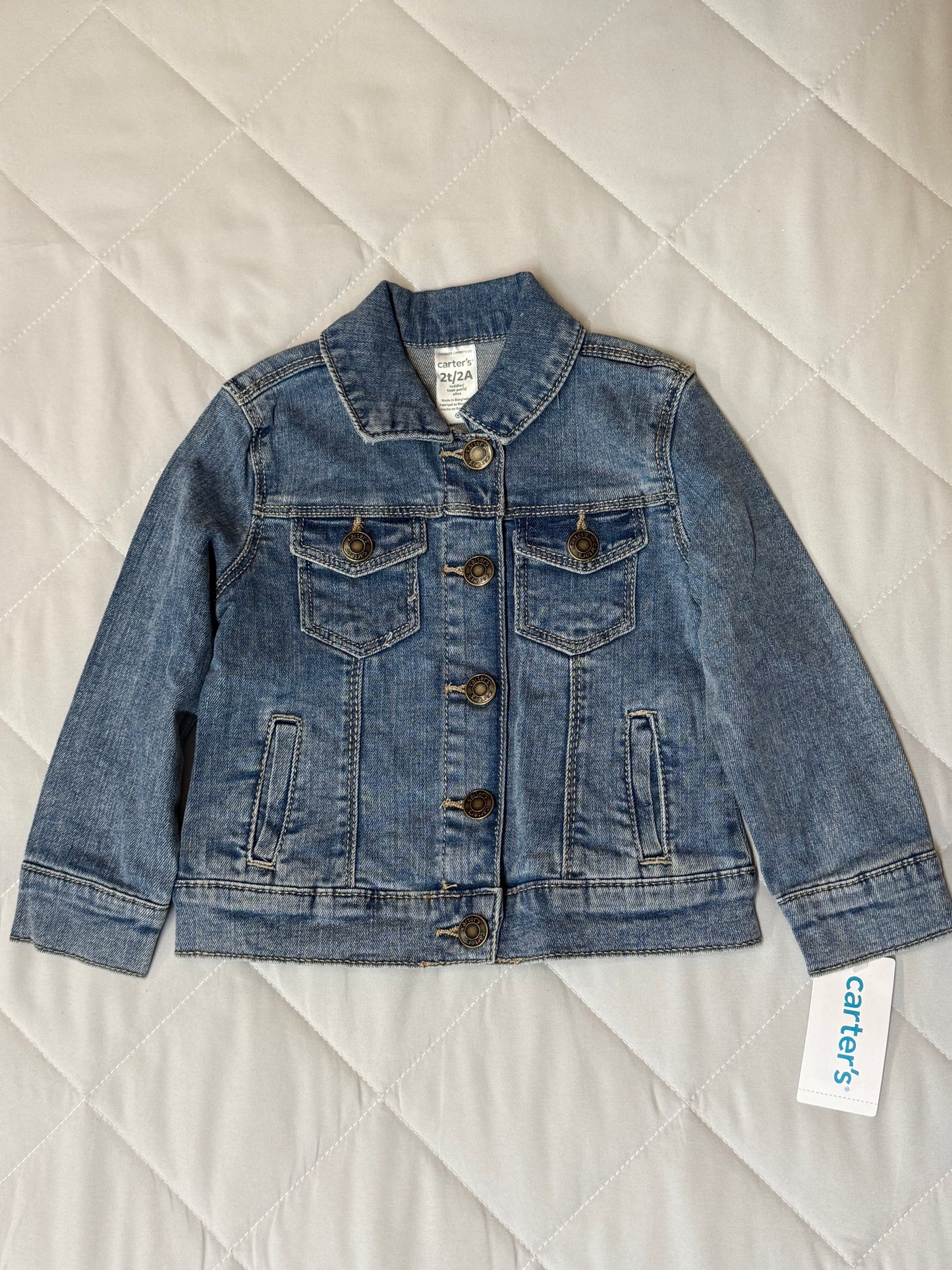 New Carters Denim Jacket, 2T