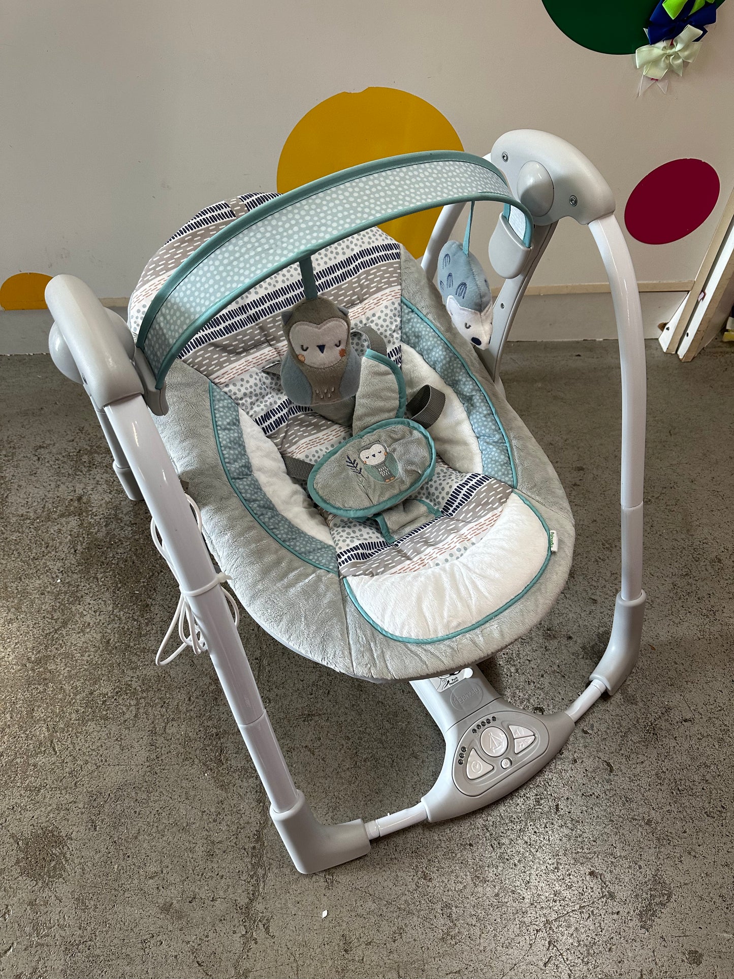 Ingenuity Portable Swing, Owl