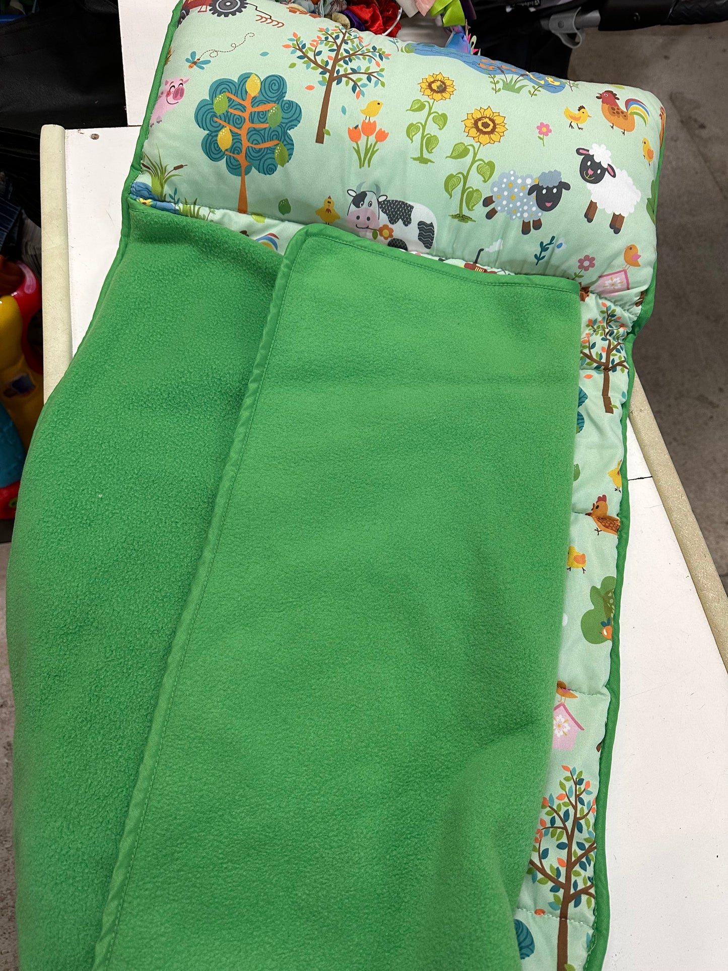 Gumballs Toddler Nap Mat, Farm Animals