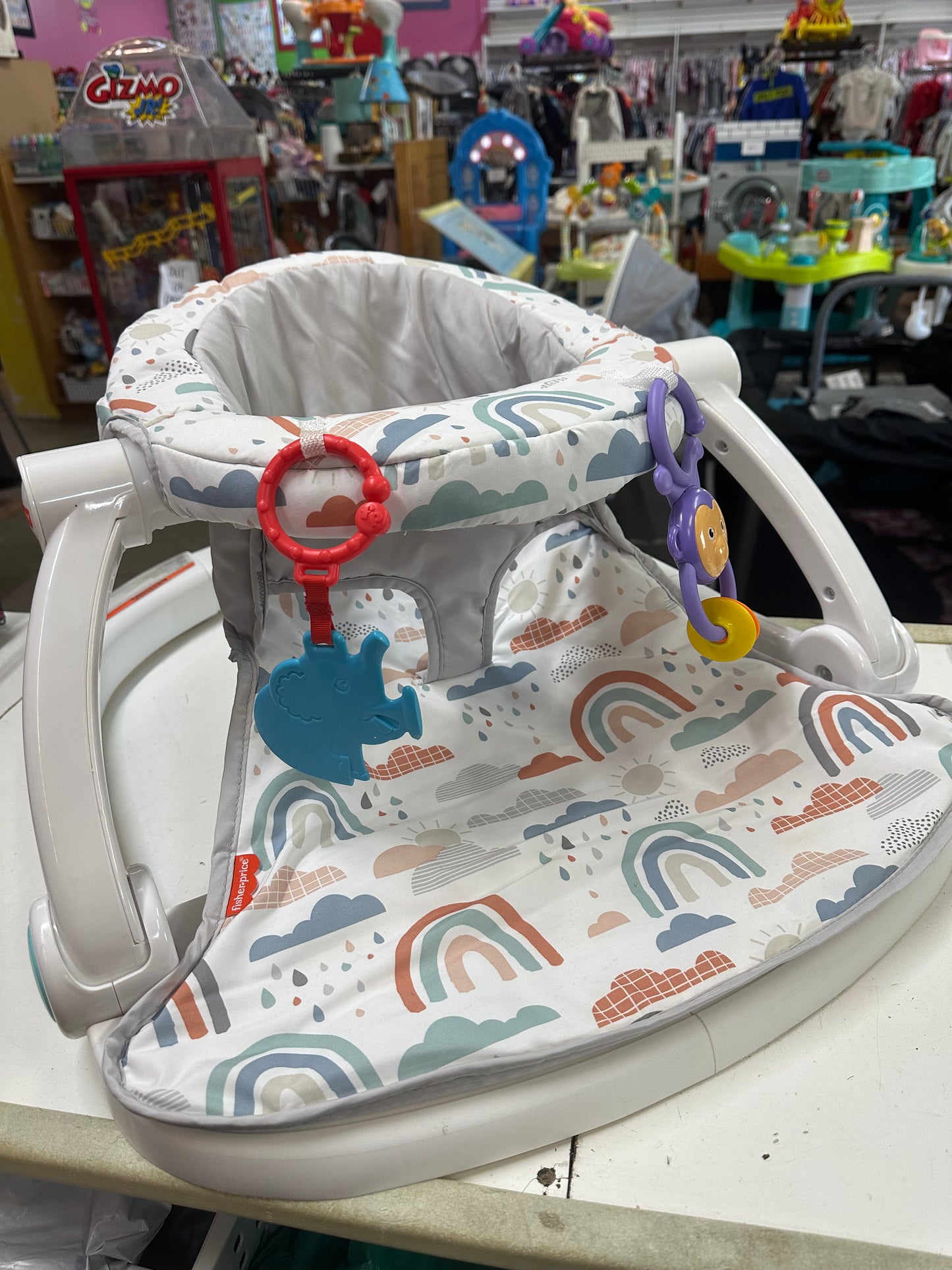 Fisher Price Sit Me Up Seat, Boho Rainbow