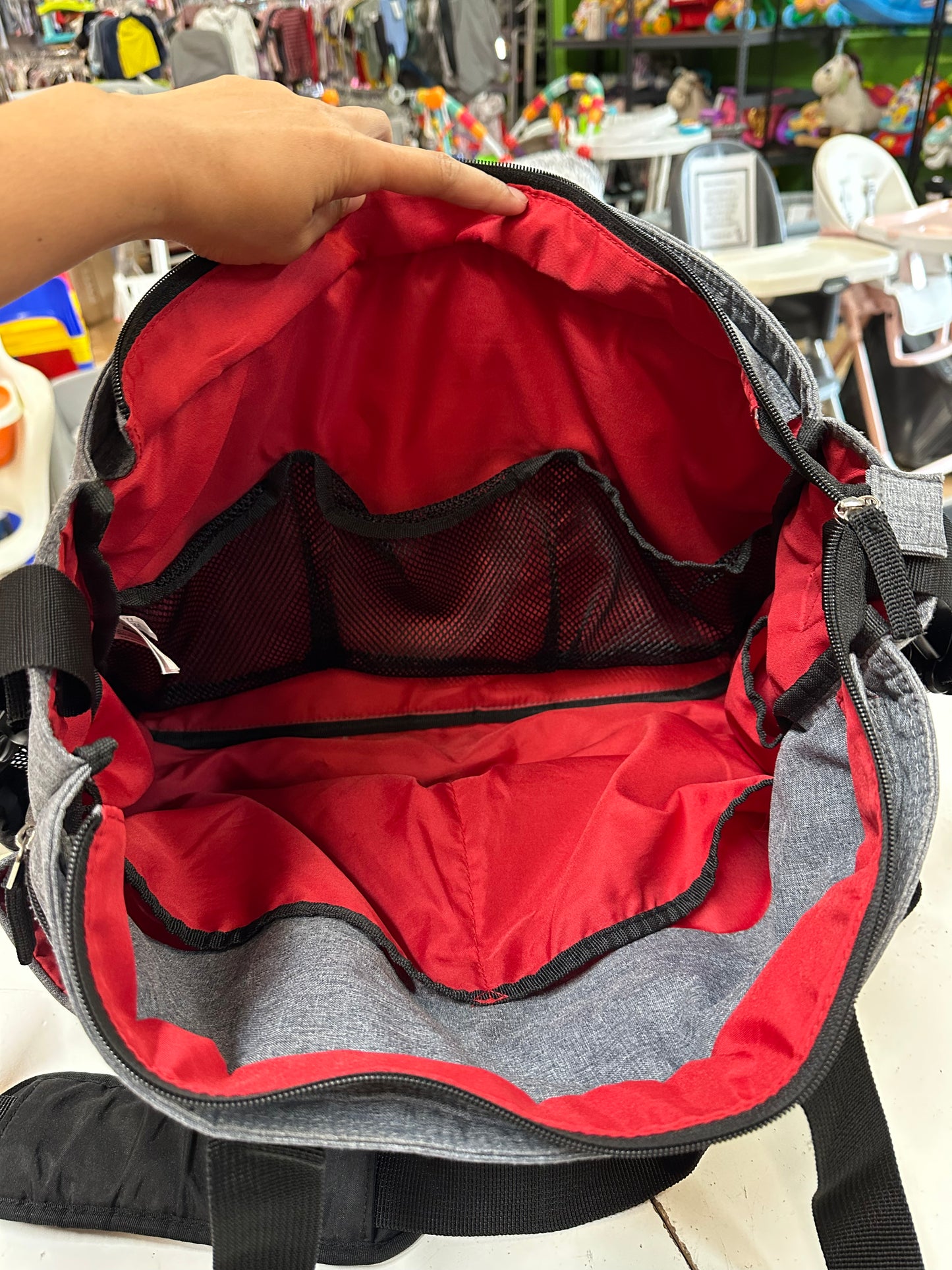 Skip Hop Duo Diaper Bag, Grey