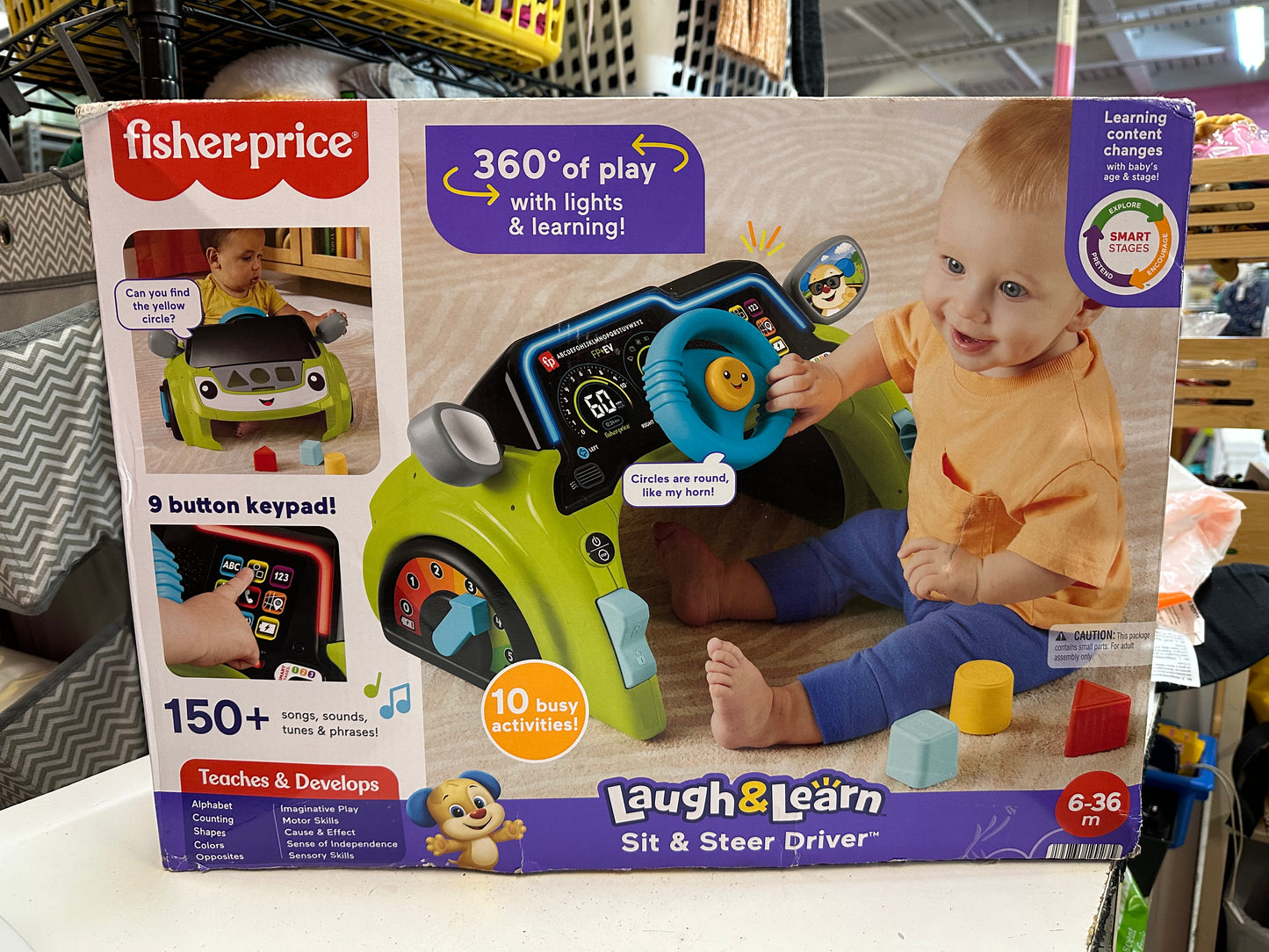 New Fisher Price Sit & Steer Driver