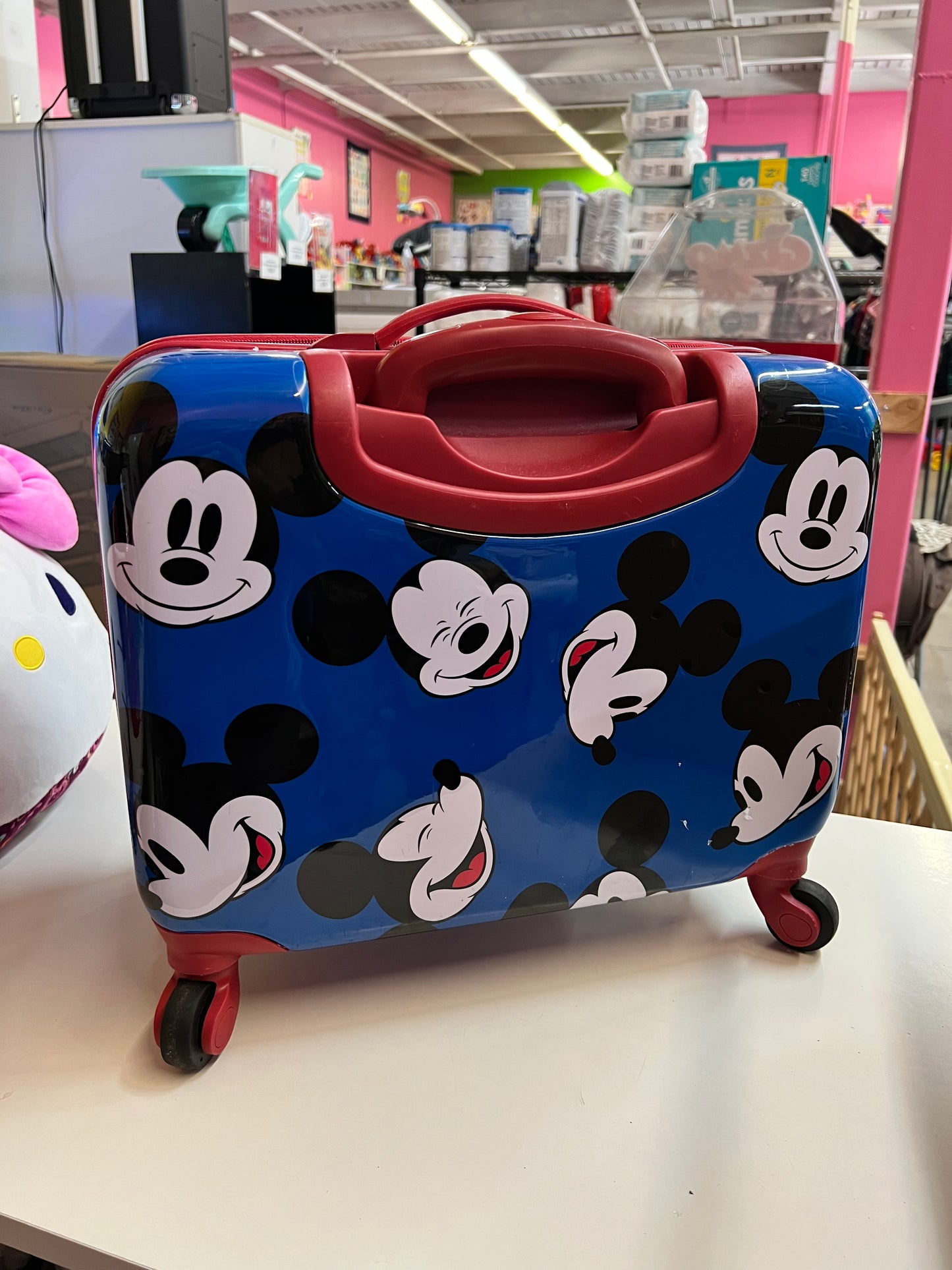 Disney Store Mickey Hardside Spinner Luggage