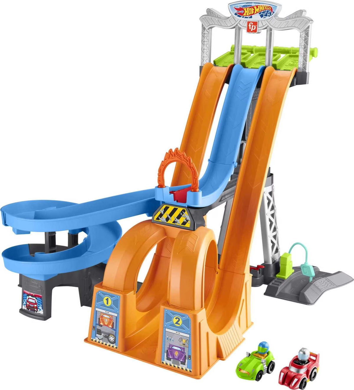 New Fisher Price Little People Racing Loops Tower