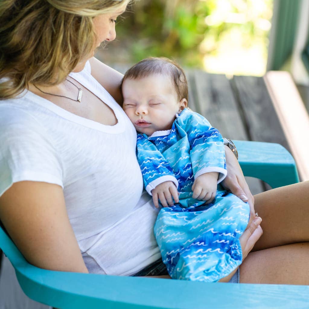 Nalu Bamboo Layette Gown: 0-3M