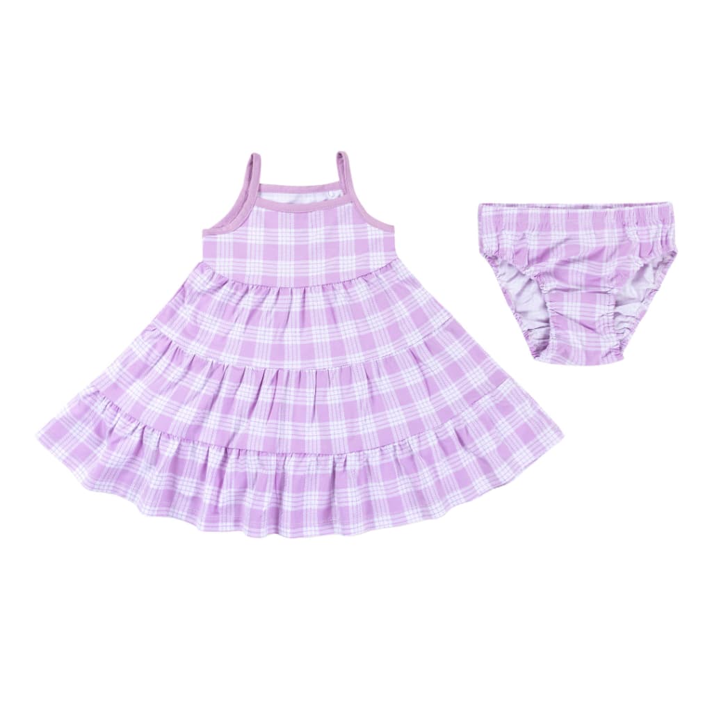 Poni Palaka Bamboo Ruffle Tier Dress: 5/6