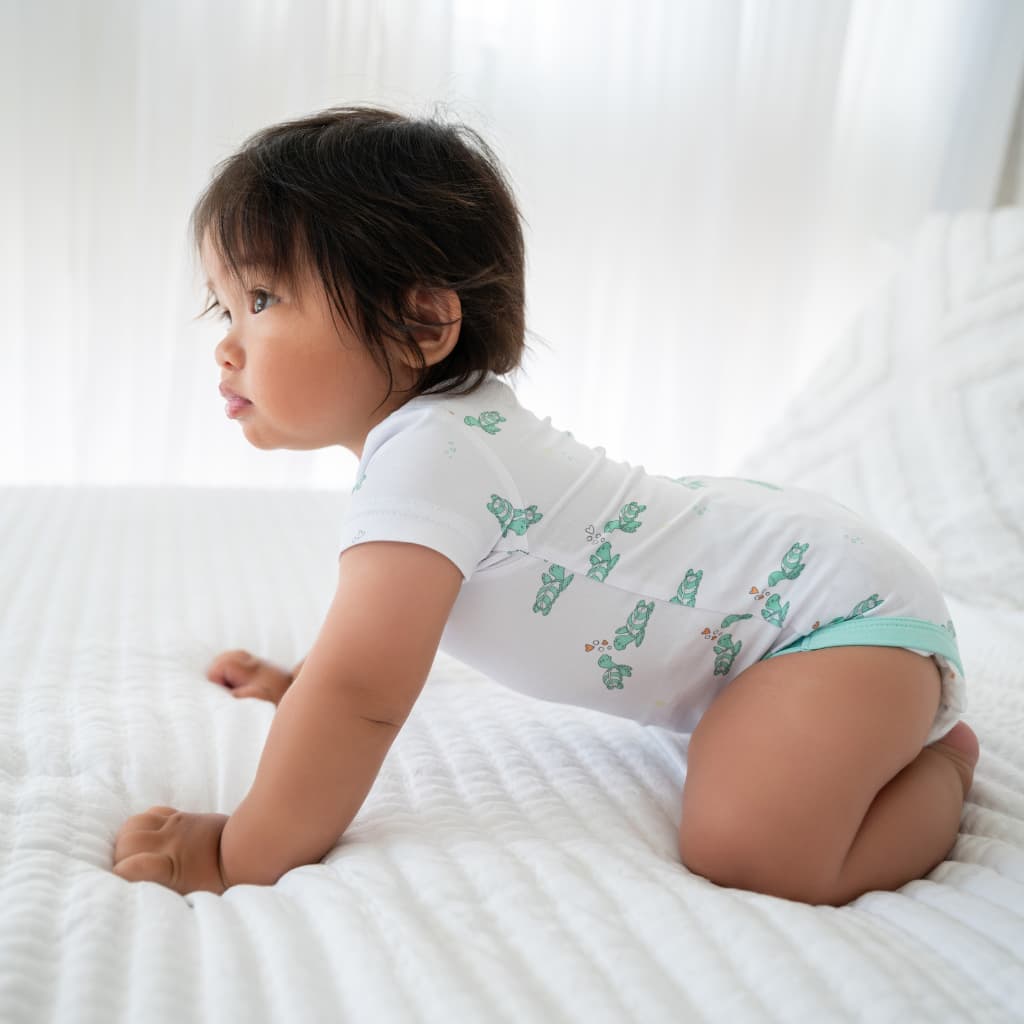 Honu Honi Bamboo Onesie: 6-12M