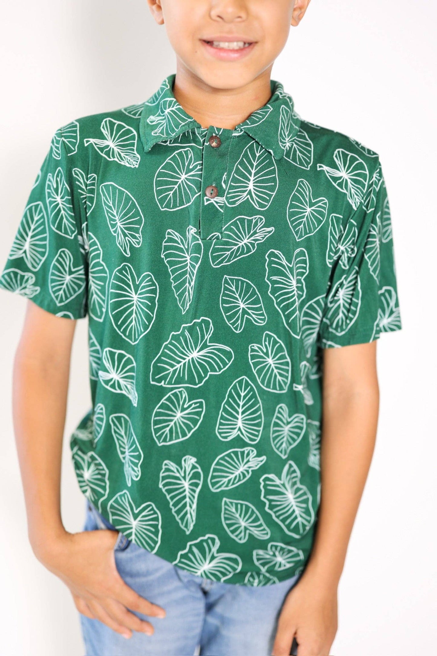Signature Kalo Bamboo Kalei Athletic Polo: 18-24mo