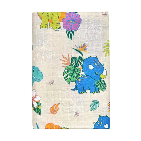 Aloha Before Time Muslin Swaddle Blanket