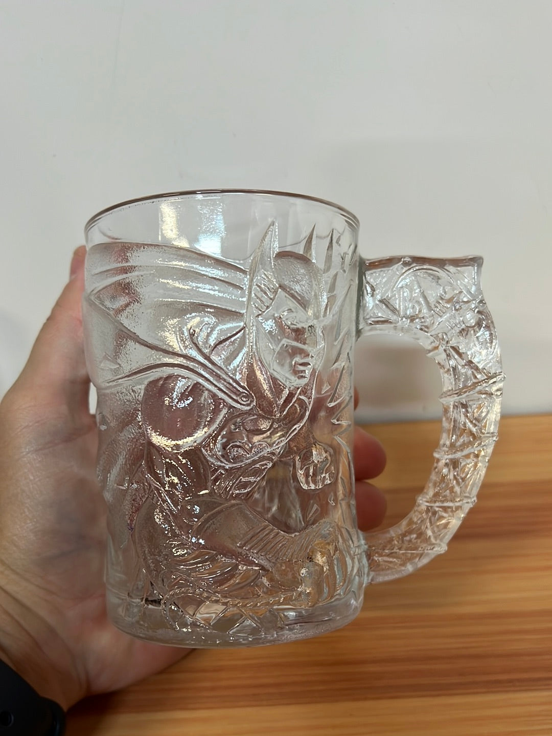 1995 Mcdonald's DC Batman Forever BATMAN Glass Mug