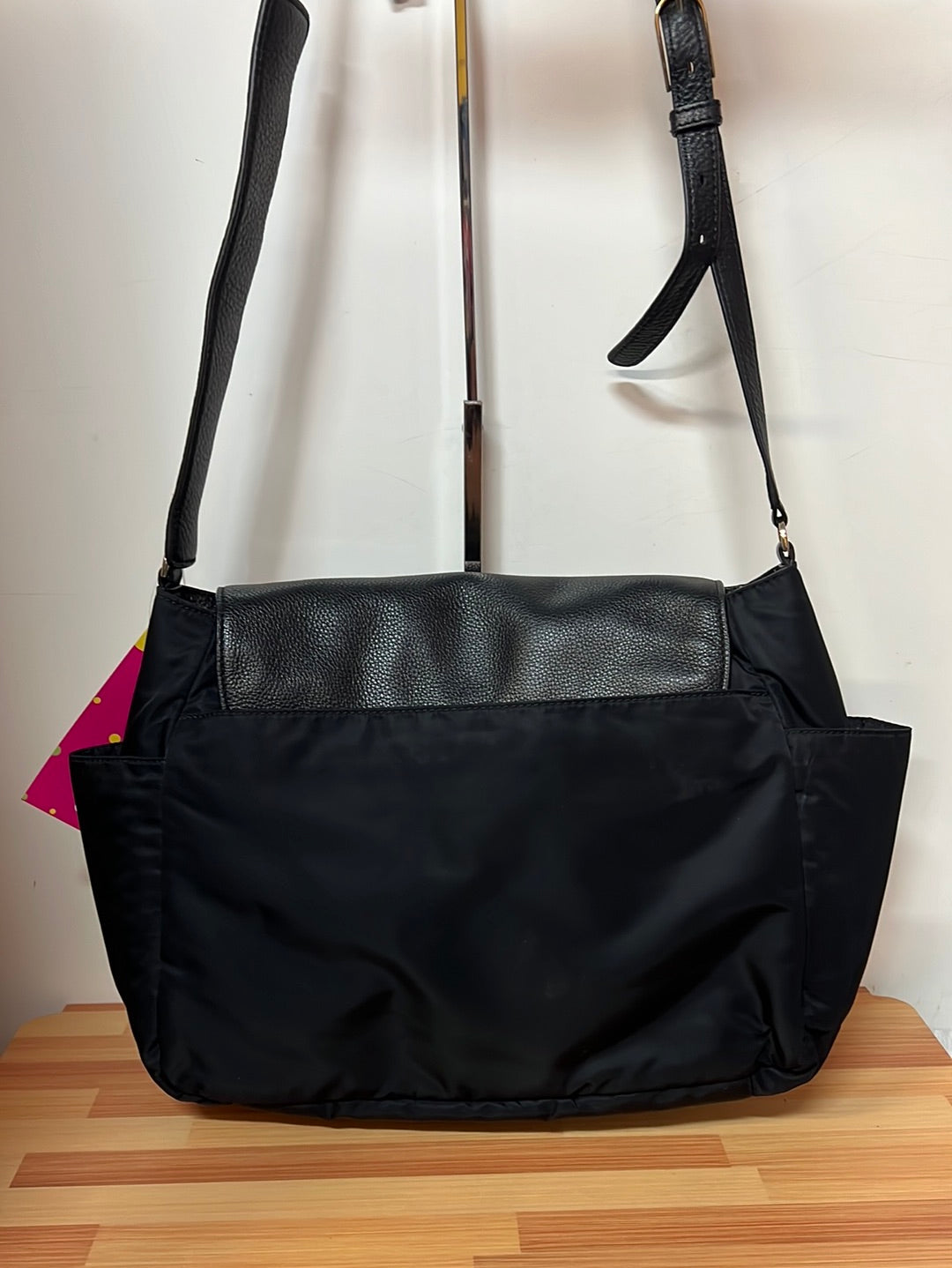 Tory Burch Leather Nylon Diaper Bag