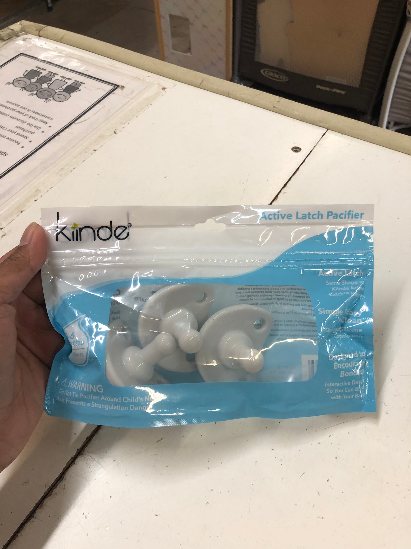 New Kiinde Active Latch Pacifier