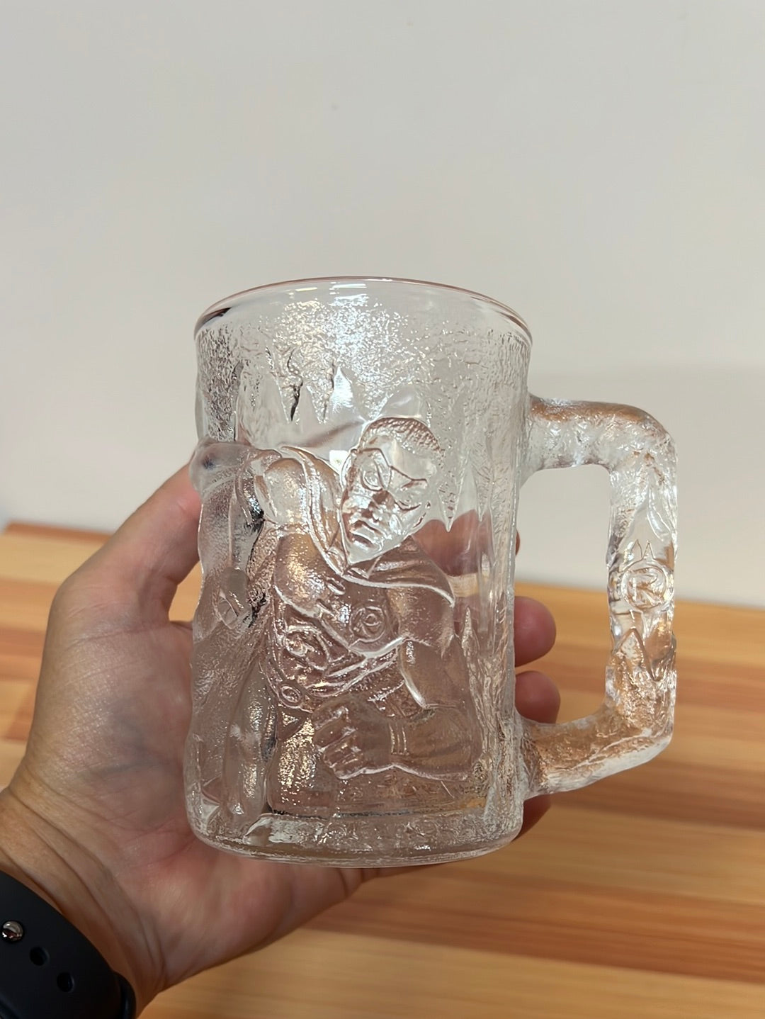 1995 Mcdonald's DC Batman Forever ROBIN Glass Mug