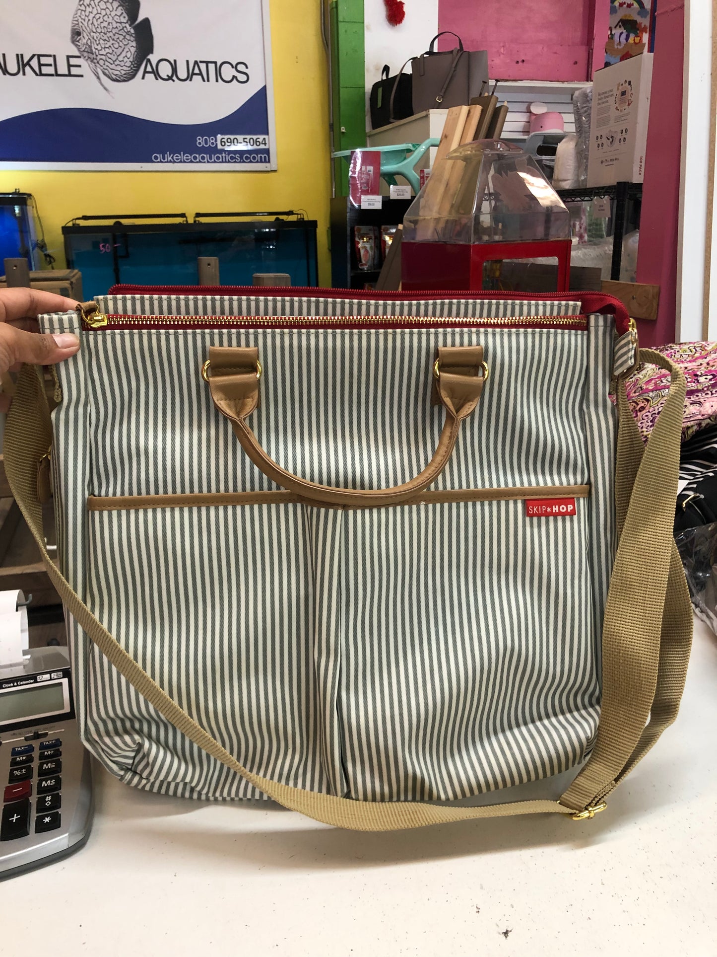 Skip Hop Diaper Bag, Stripe