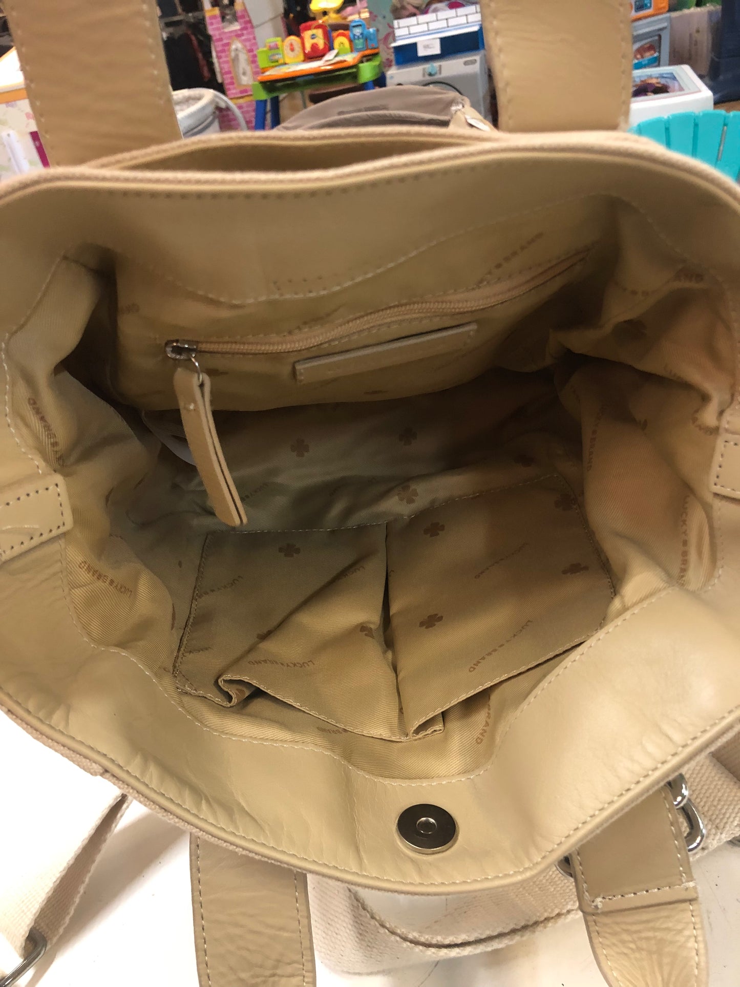 Lucky Brand Canvas Crossbody Bag