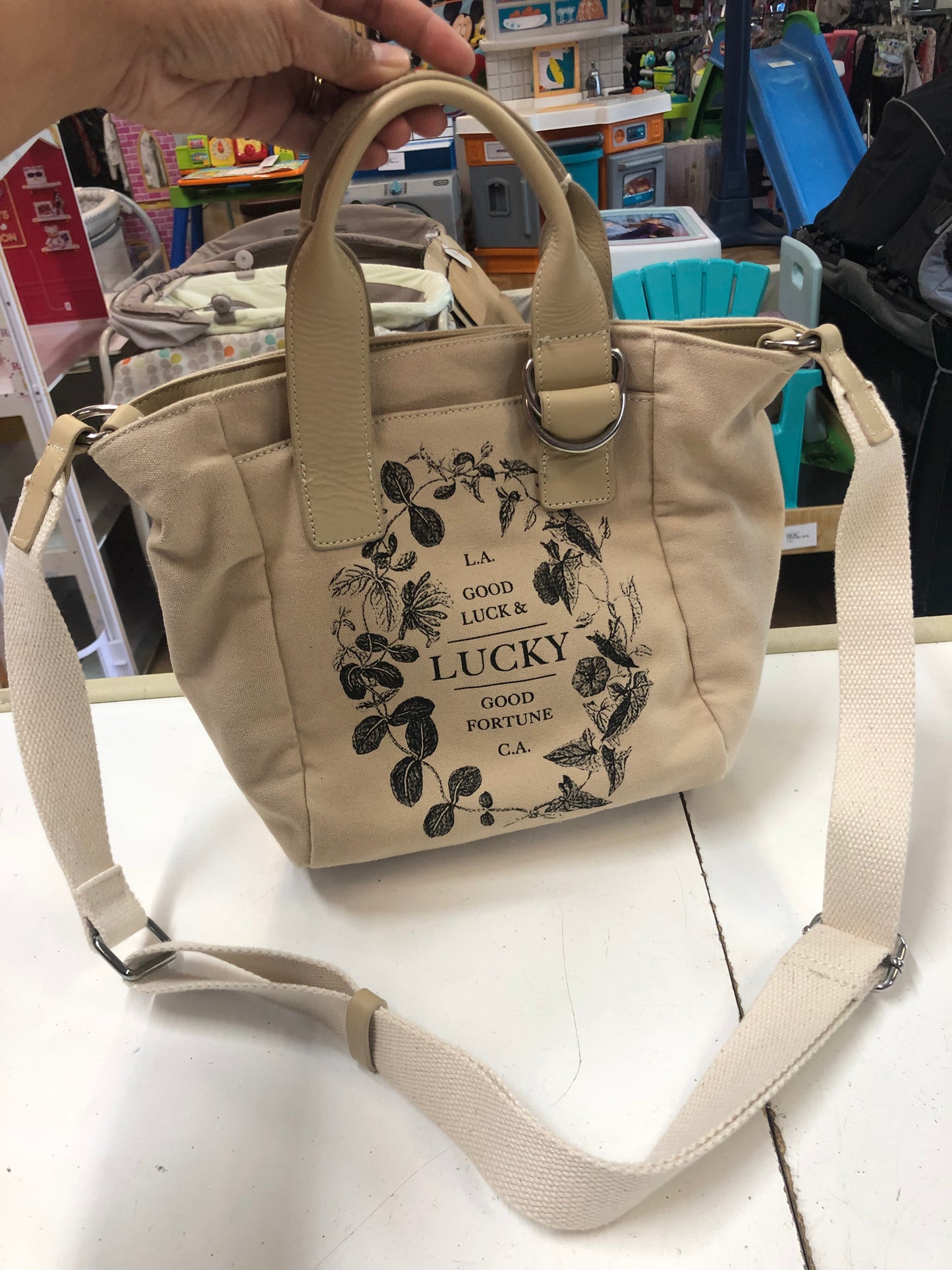 Lucky Brand Canvas Crossbody Bag