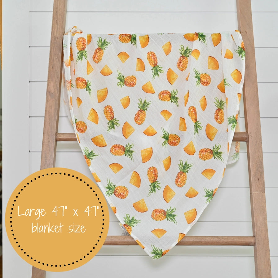 Pineapple swaddle blanket best sale