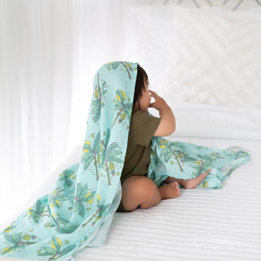 Coco Moon Swaddle Blanket, Banana Moon