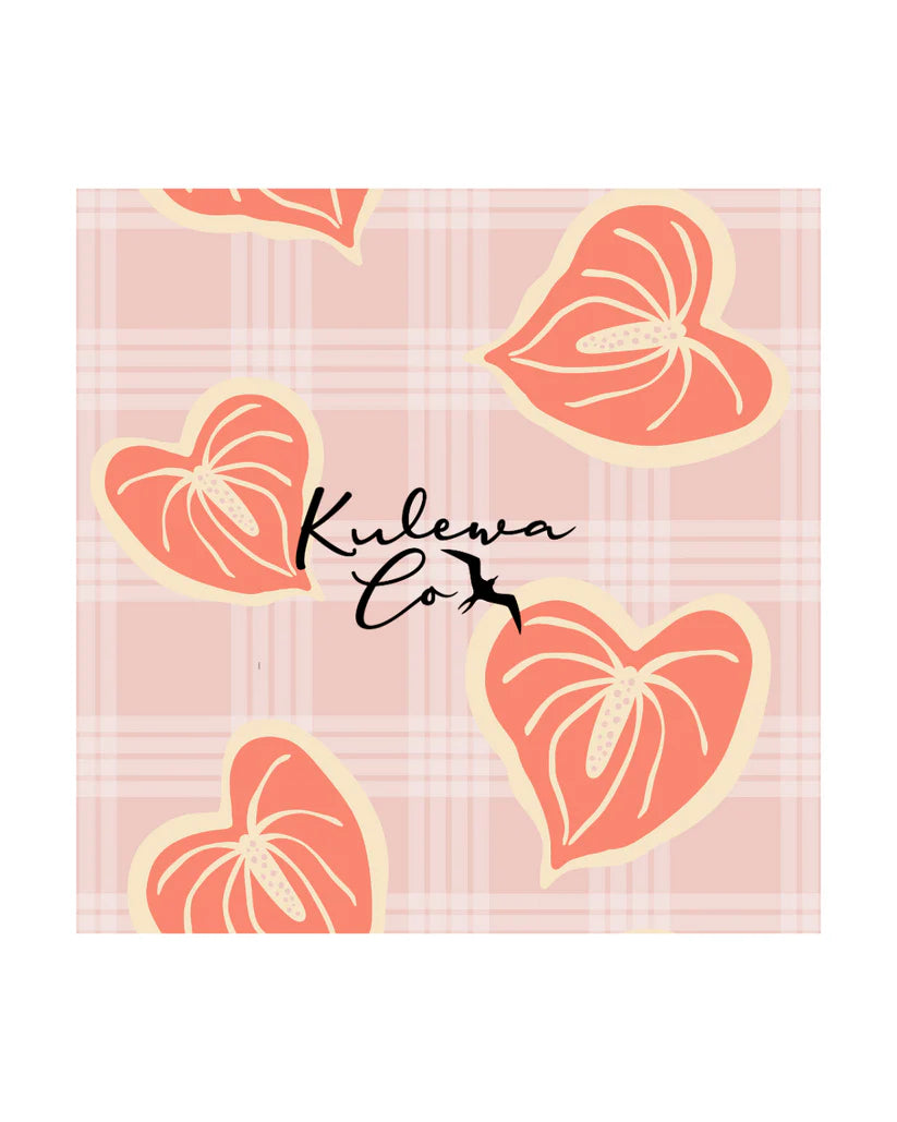 Kulewa Co Swaddle, Strawberry Guava Palaka Anthurium