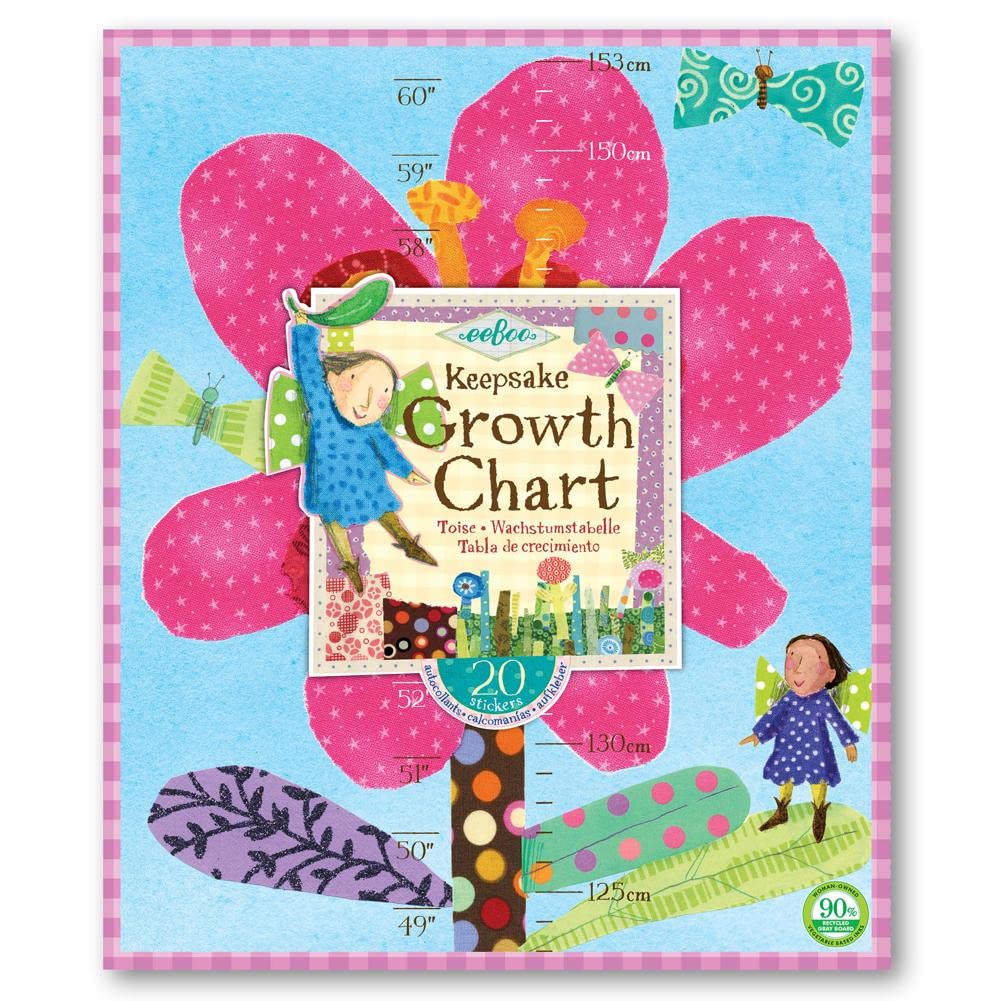 Hot Pink Flower Growth Chart