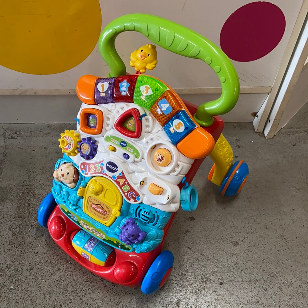 Vtech Stroll & Discovery Activity Walker, Red/White