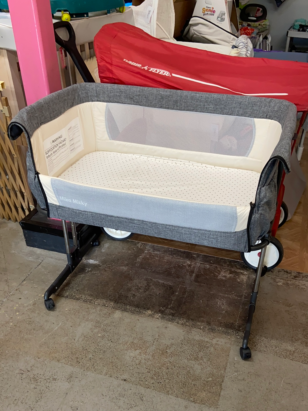 Bassinet Mattress 13 X 27 Mika Micky MM08000 Bedside Sleeper