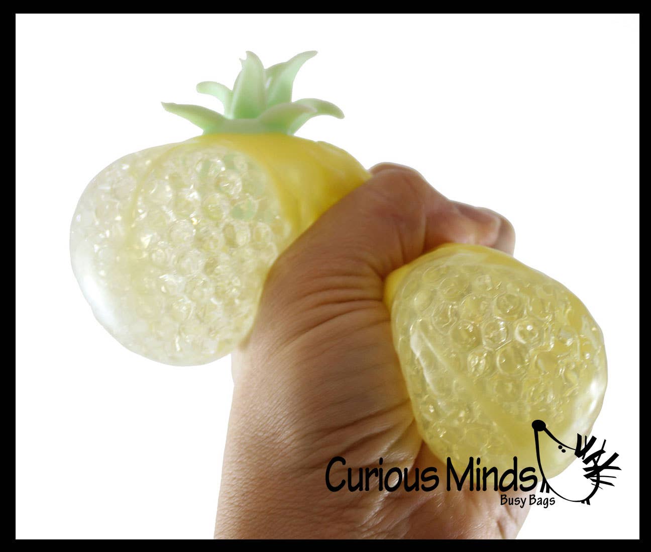 Colored Pineapple Bead Filled Squishy