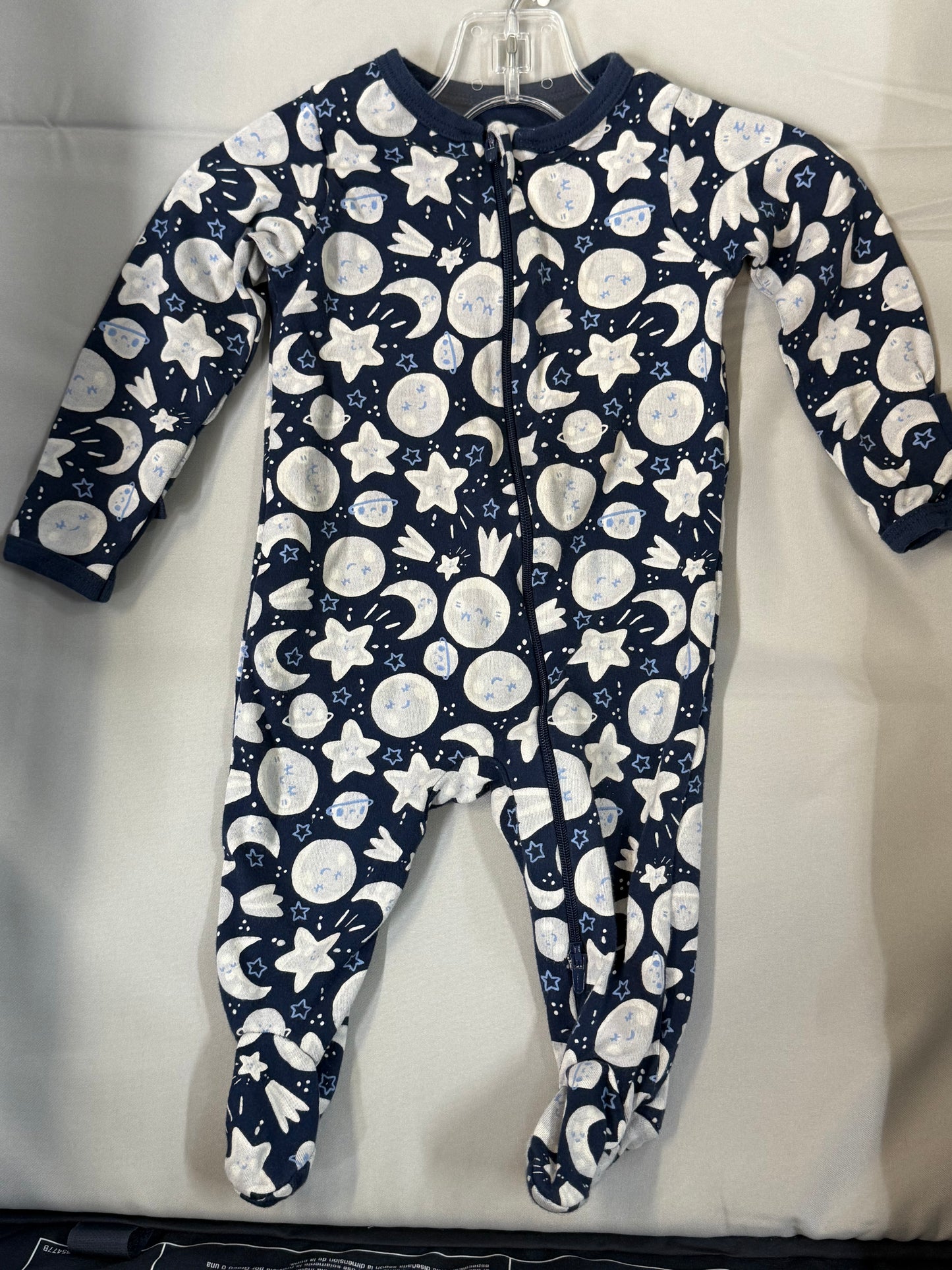 Blue Space Coverall, 0-3m