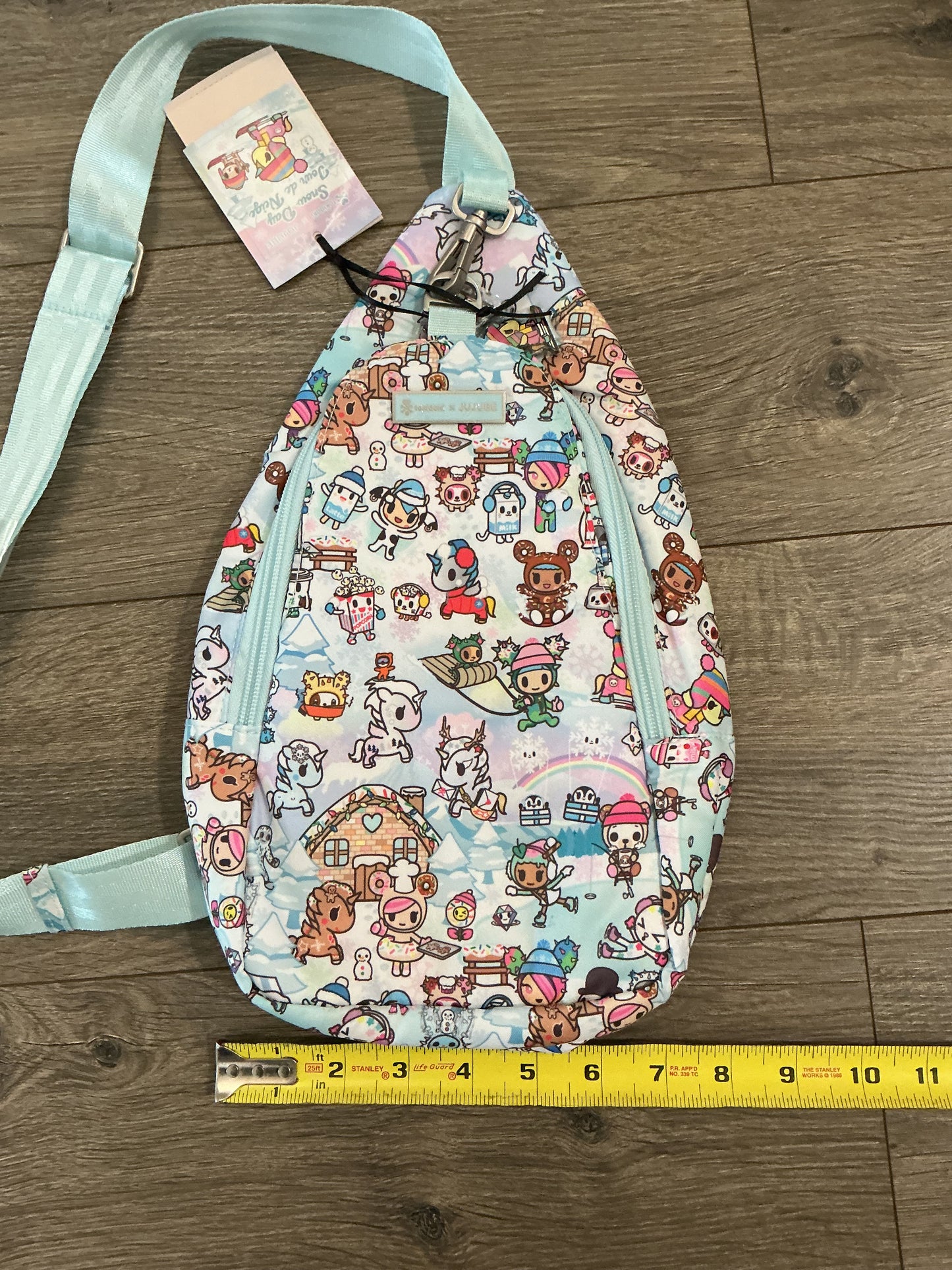tokidoki Snow Day Crossbody Sling Diaper Bag — Ice Blue