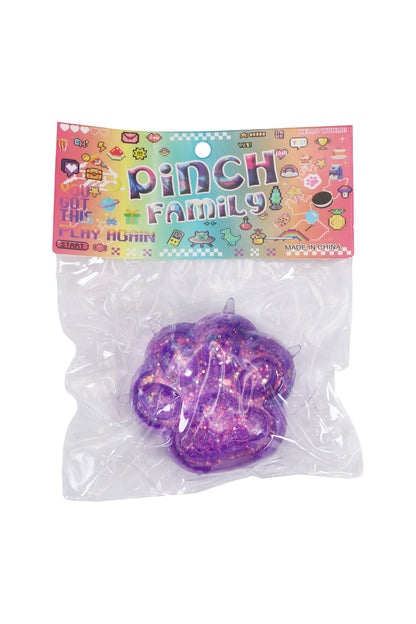 Kitty Cat Paw Glittery Maltose Putty Filled Squishy Toy Bag: ASSORTED / ONE SIZE