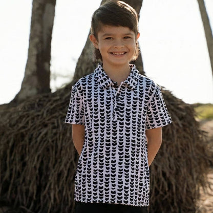 Shell-ish Bamboo Polo Shirt: 2T