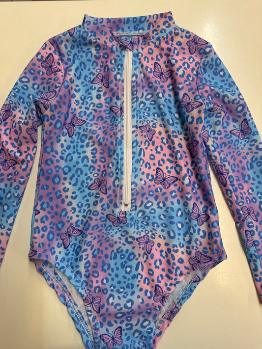 Leopard Butterfly Swimsuit, 5T