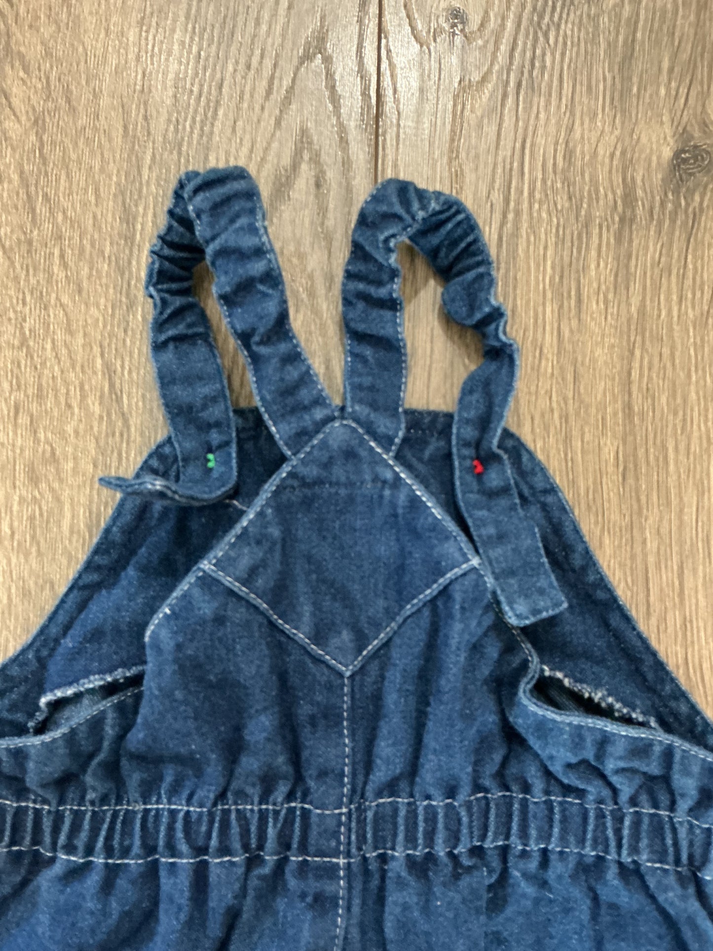 Vintage Overalls Izod Lacoste 12 months Made USA denim Rare