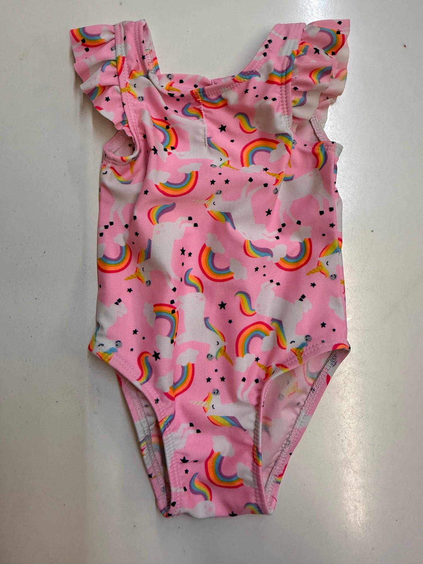 Pink Unicorn Swimsuit, 9m