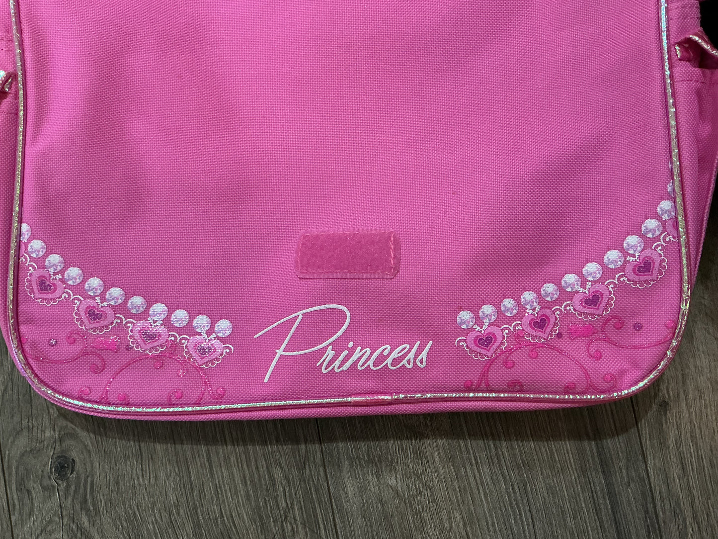 Disney Girl's Princess Pink Messenger Bag purple, vintage crossbody shoulder￼￼