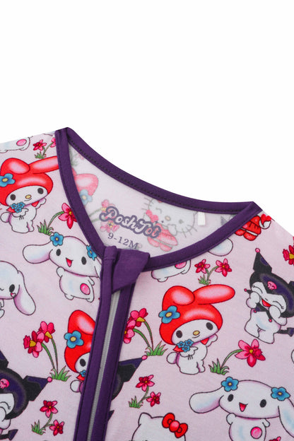 75% Off  PoshTOT Sanrio My Melody Bamboo Baby Convertible Zippy Romper: 18-24M