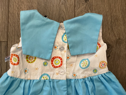 girls a line, Scooby Doo, blue multicolor dress size small 24 months vintage￼￼