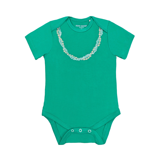 Lei Onaona Bamboo Onesie: 6-12M