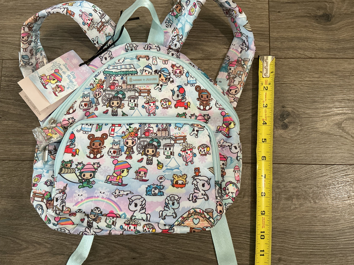 Tokidoki Snow Day Everyday Mini Small Diaper Bag Backpack — Ice Blue