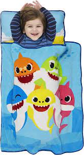 Baby Shark Toddler Blanket w/ Built-in Pillow