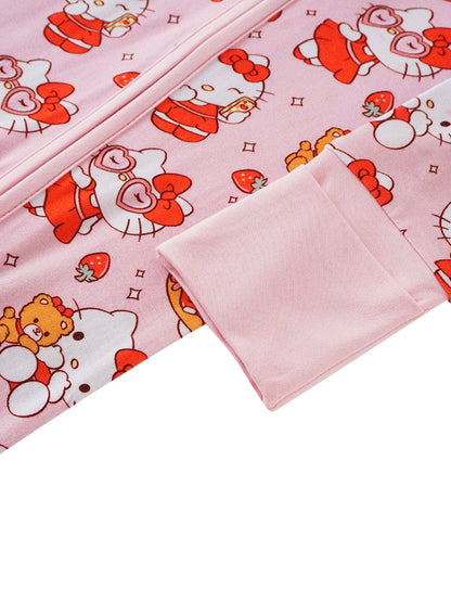 75% Off  PoshTOT Sanrio Hello Kitty Bamboo Baby Convertible Zippy Romper: 6-12M
