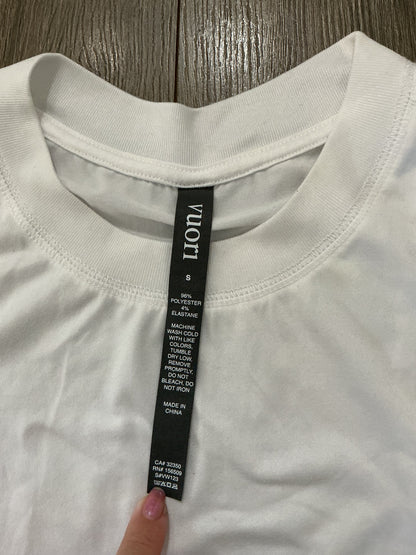 Vuori Women's Energy Top White Sz Small NWT MSRP $52