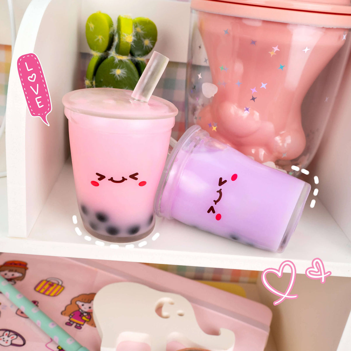 Boba Buddies Squishy - Pink