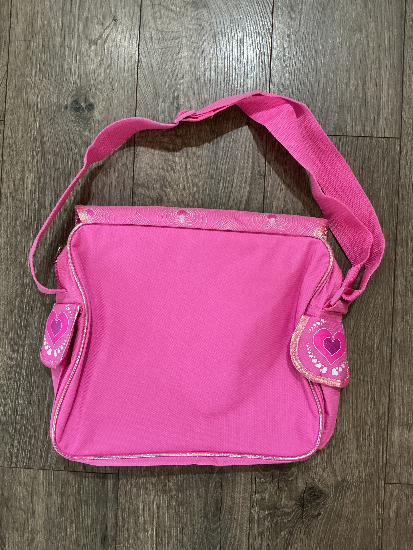 Disney Girl's Princess Pink Messenger Bag purple, vintage crossbody shoulder￼￼