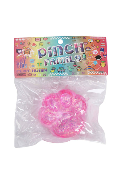 Kitty Cat Paw Glittery Maltose Putty Filled Squishy Toy Bag: ASSORTED / ONE SIZE