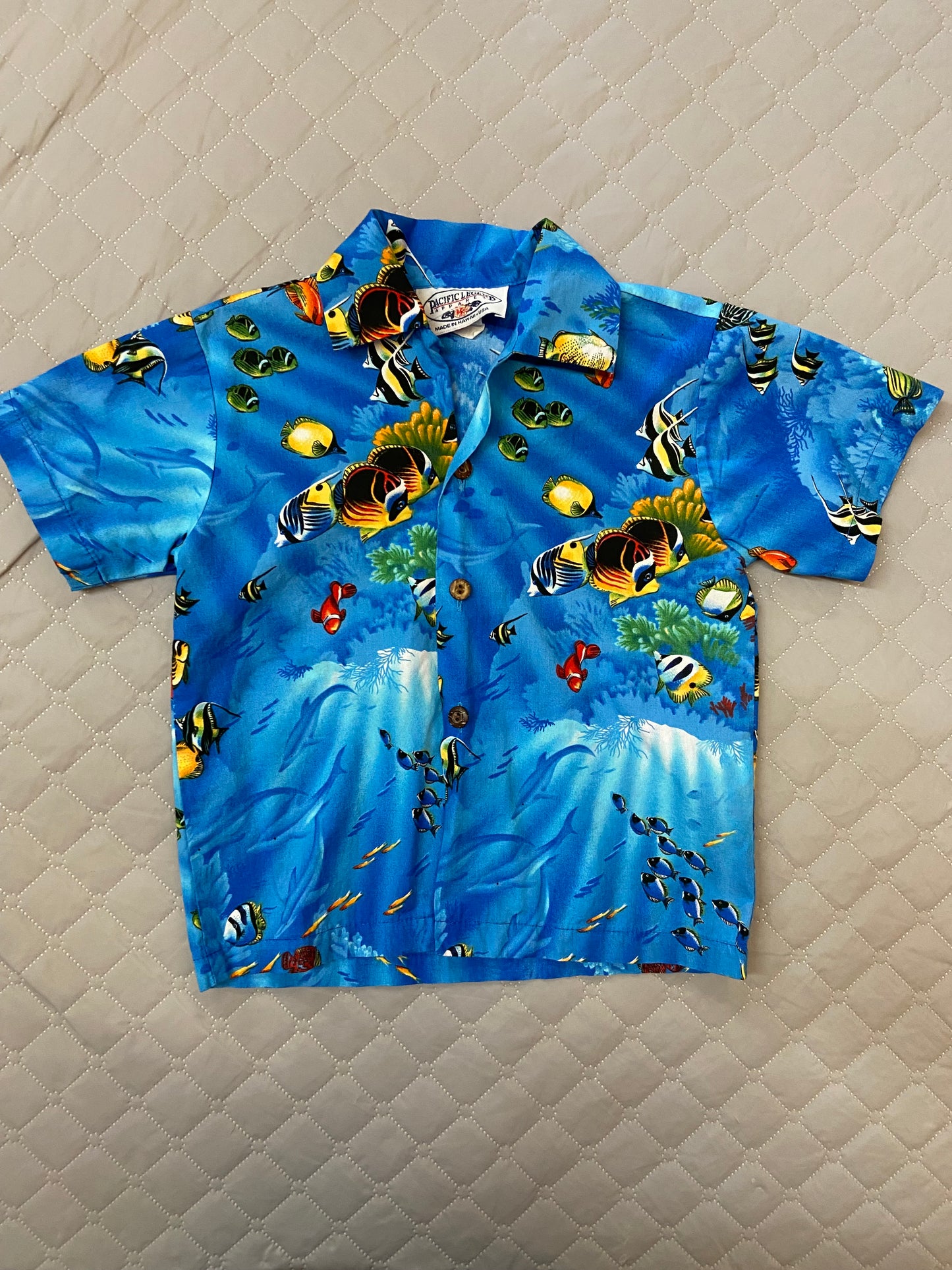 Pacific Legend Fish Collar Shirt, 4t