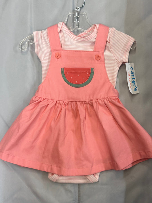 New 2pc Watermelon Outfit, 3-6m