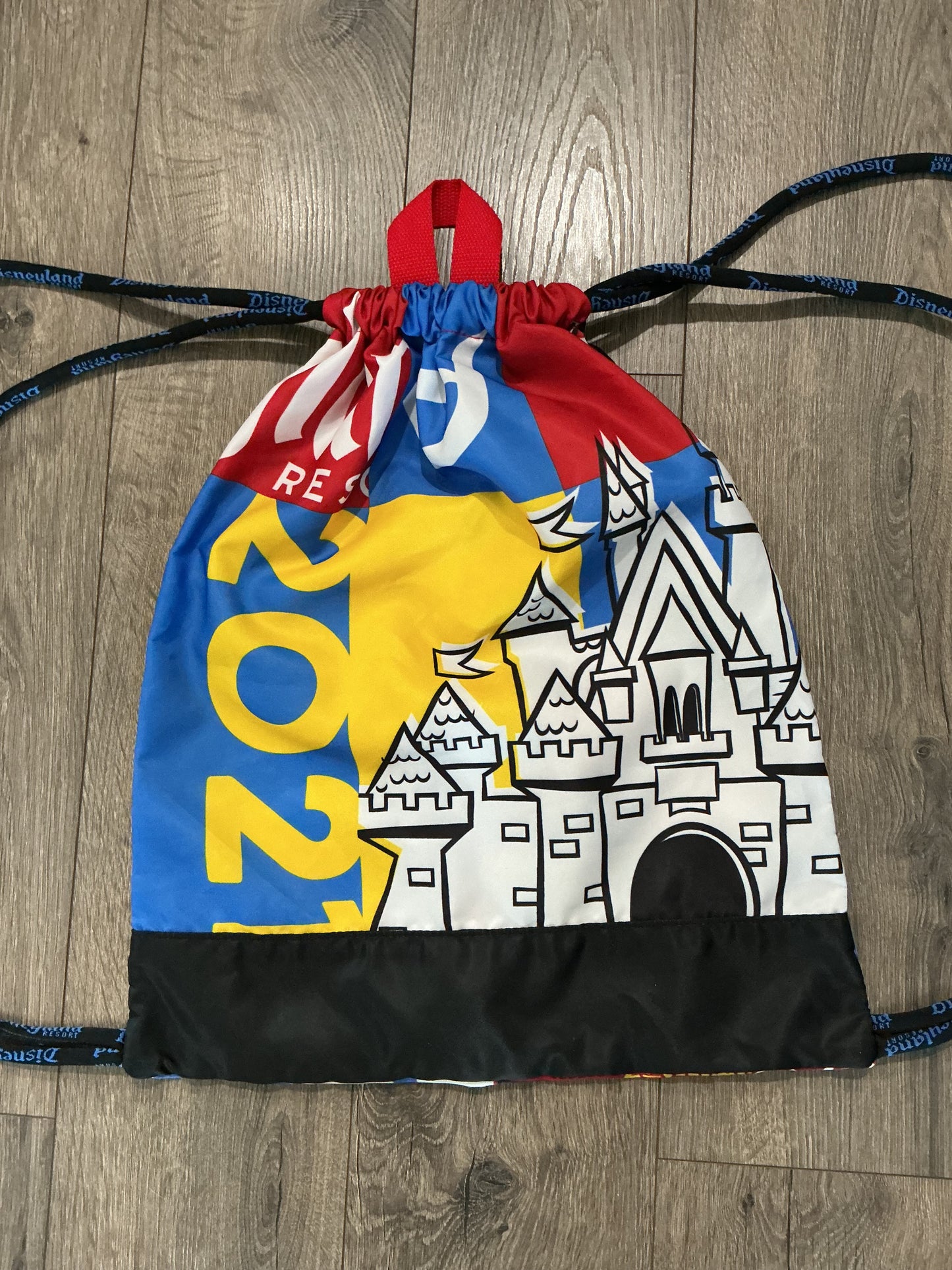 Disneyland Parks Cinch Sack Drawstring Bag Backpack 2021 Mickey Mouse